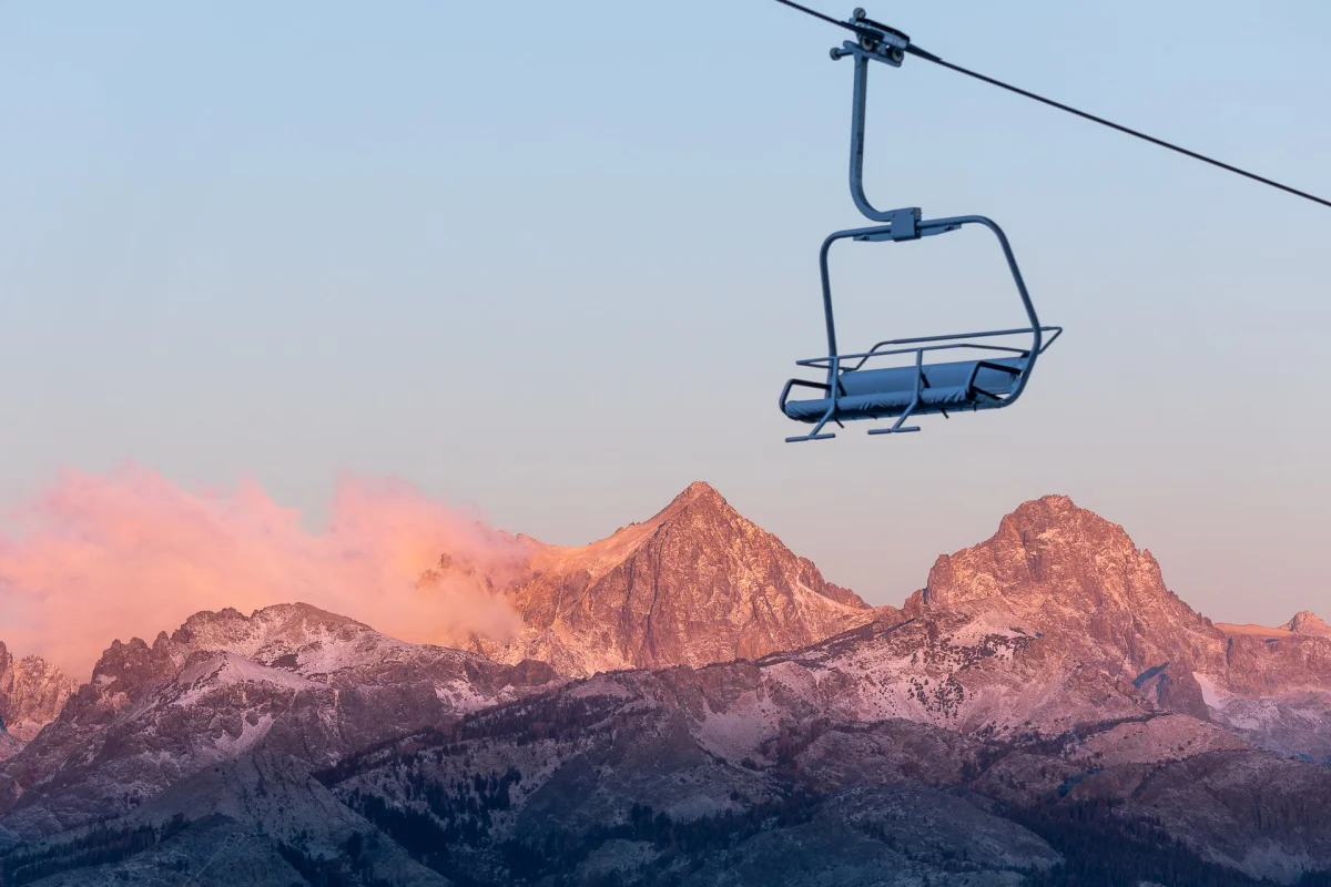 Snowmaking at Mammoth Mountain ski resort