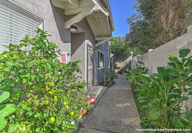 Private gated entrance to Unit 2.