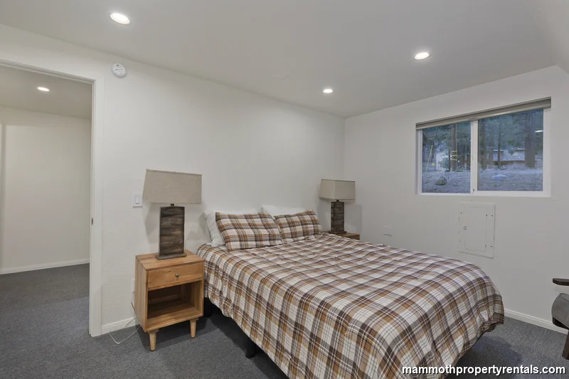 Bedroom two with bed