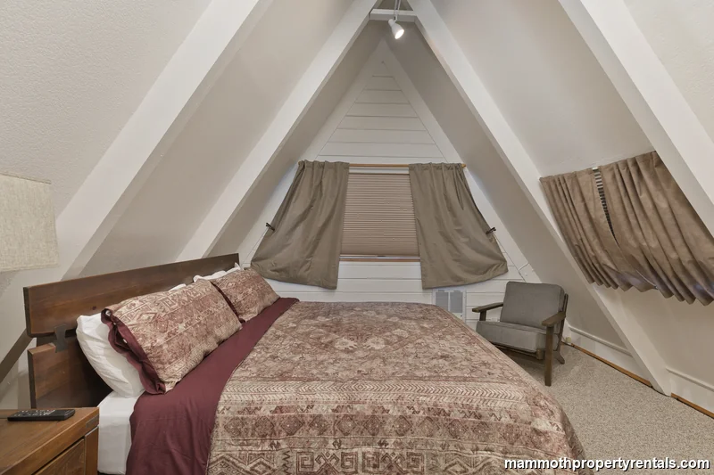 Upper suite bedroom with king bed