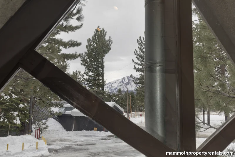 Beautiful mountain views from upper suite bedroom