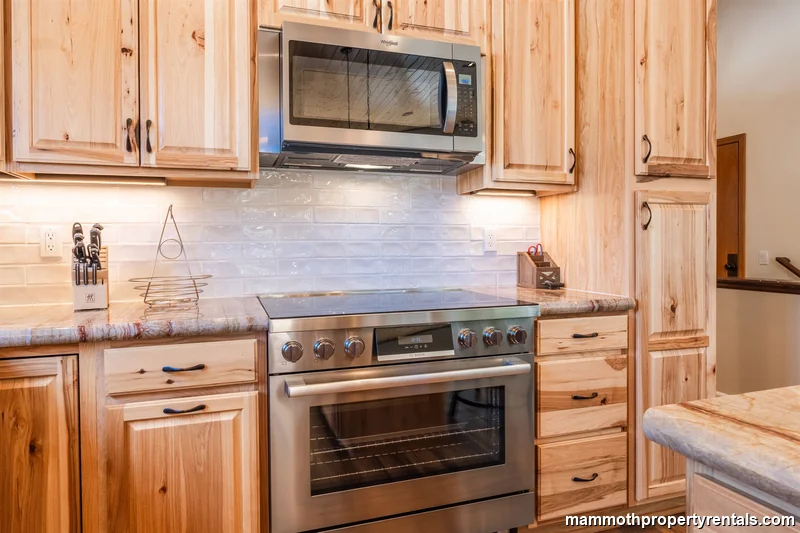 New stove in the chef's kitchen