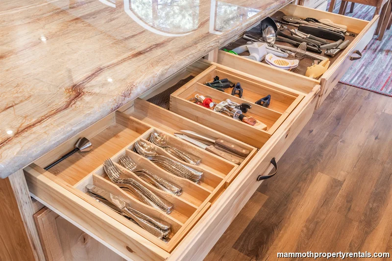 Fully stocked chef's kitchen