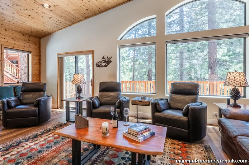 Living room with very comfortable recliners