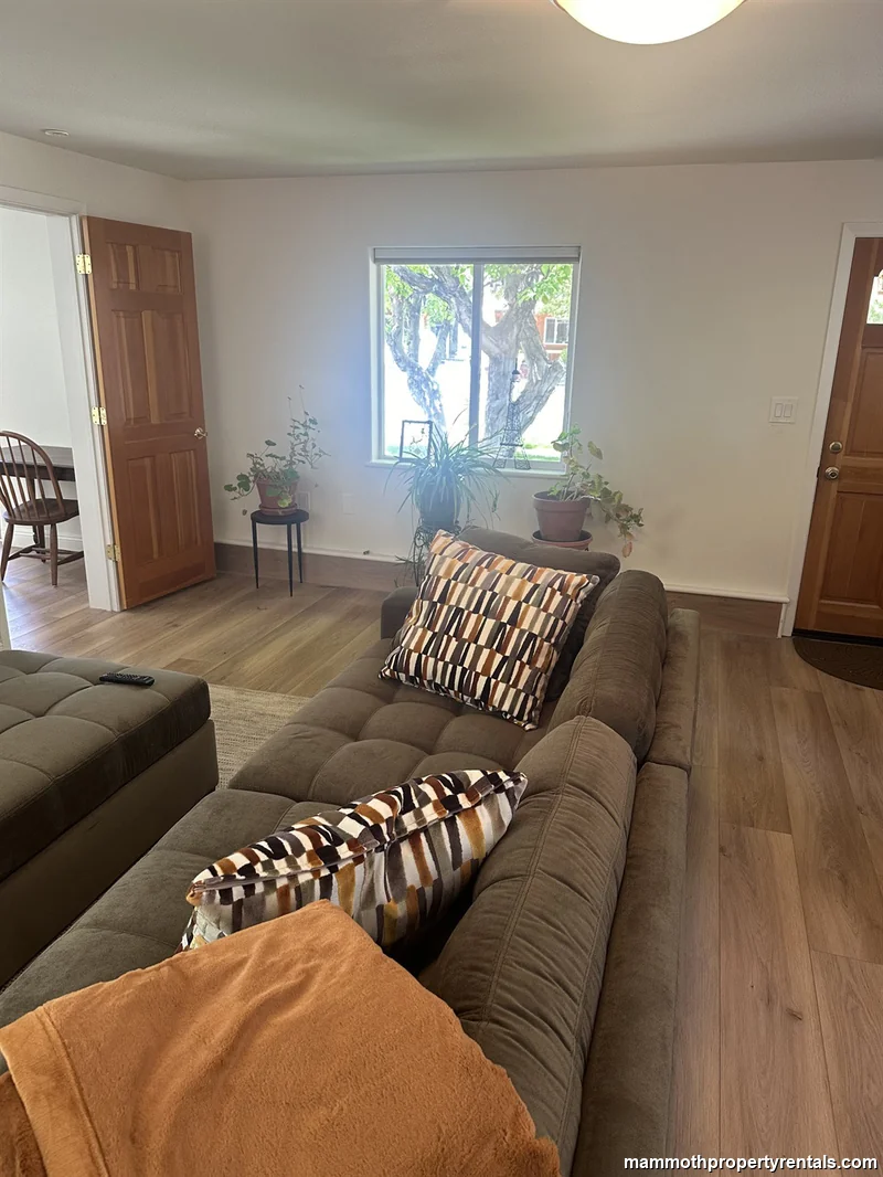 Living room with front window
